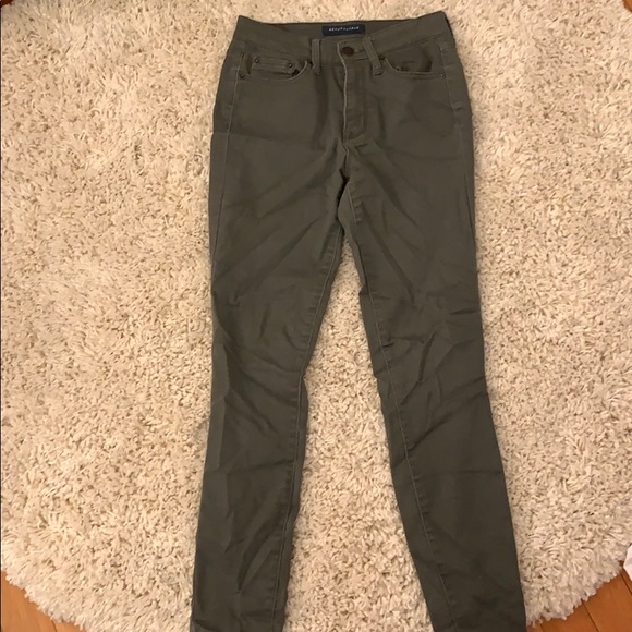 Aeropostale Denim - Aeropostale olive green jeans